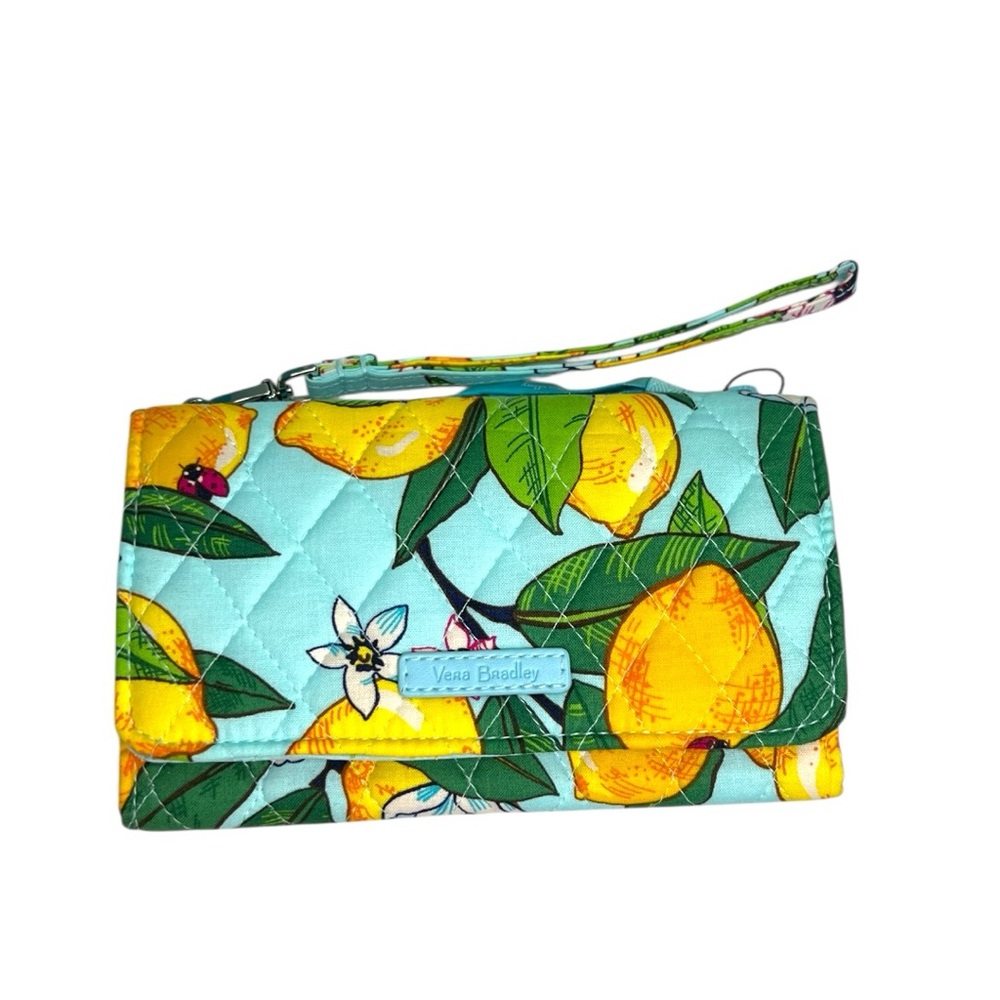 Vera Bradley Outlet RFID Smartphone Wristlet in Lemon Grove